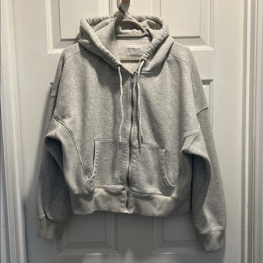 Abercrombie & Fitch Soft Gray Hoodie